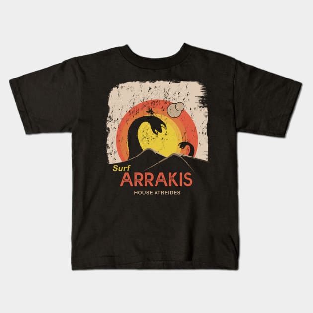 Dune 2020, Dune 2021, House Atreides Kids T-Shirt by MasliankaStepan